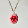 Colorful Dopamine Pendant Necklace, Heart-Shaped Sun, White Dove, Small Snake, Gold-Plated and Color Preserving - Image 2