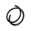 8mm Titanium Double Helix Nose Rings Hinged Segment Ring Ear CartilageTragus Helix Lip Piercing Nose Hoop Studs Punk Jewelry 1PC - Image 17