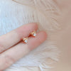 Mini Crystal Butterfly and Flower Stud Earrings in Multiple Designs - Image 37