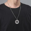 Viking Nordic 24 Rune Compass Pendant Necklace Stainless Steel Trinity Triquetra Hollow Witch Knot Symbol Amulet Jewelry Gift - Image 4