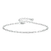 Silver Simple Paper Clip Chain Bracelet For Women Stylish Stacking Links Casual Party Jewelry Gift - Image 7