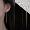 Drop Ear Line Long Hanging Earrings for Women Rose Gold Color Zircon Crystal Piercing Threader Earing Ear Accessories Jewelry - Image 33