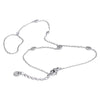 Stainless Steel Zircon Beads Back of Hand Chain Finger Bracelet Chic Sexy Jewelry Gift - Image 29
