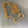 Retro Chain Key-lock Shape Pendant Necklace - Image 7