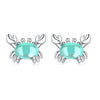 Silver Gold Petal Flower Stud Earrings For Lady Jewelry Party Anniversary Gifts - Image 7