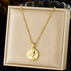 316L Stainless Steel Simple Versatile Zircon Geometry Flowers Bowknot Series Pendant Necklace Lady Classic Charm Jewelry - Image 6