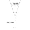 Stainless Steel Sexy Multilayer Sequins Chain Tassel Crystal Pendant Necklace For Woman Y Shape Disc Choker Necklace - Image 11