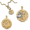 Silver The Twelve Zodiac Signs Cat Flower Earrings Pendant Necklace For Women's Jewelry Birthday Gift - Image 39