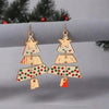 Vintage Metal Christmas Tree Long Drop Earrings for Women Girls Holiday Party Jewelry Acccessories Christmas Gifts - Image 4