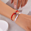 Magnetic Heart Couple Bracelets Set of 2 Braided Rope - Image 53