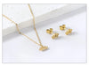 Necklaces Jewelry Sets For Women Girls Stainless Steel Pendant Necklaces And Earrings 2 Pieces Sets Wedding Party Jewelry Gifts - Image 55