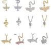 Men's Personality Is Cool, Ha's Large Wing Pendant, Copper Inlaid Zircon Street Necklace - Image 2