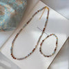 Handmade Woven Stone Beadeds Chain Pearl Pendant Necklace Accessories For Women's Necks Jewelry - Image 4