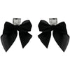 Jewelry Korean Sweet Black White Bowknot Women Earrings Sweet Fabric Lace Bow Drop Earrings Jewelry Gift - Image 5
