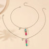 1Pair Magnet Heart Couple Necklace Quartz Crystal Hexagonal Column Pendant Necklaces Valentine's Day Gift for Women Men - Image 6