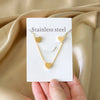 Chic Elegant Heart Indian Jewelry Sets Women Wedding Crown Steel Necklace And Earrings Bulk - Image 37