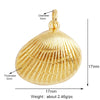 Fish Monta Ray Marine Organism Sea Conch Shell Nautil Coral Branch Charm Pendant,Gold Plated Zircon Jewelry Finding Supplies - Image 19