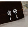 Silver Color Inlaid Zircon Clover Tassel Earrings For Women Delicate Chain Pendant Earring Party Jewelry Accessories Gifts - Image 37