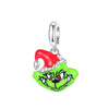 Silver Christmas Charms Santa Reindeer Sleigh Bell Gingerbread Tree Stocking Candy Cane Pendant Fit Bracelet Jewelry Gift - Image 20