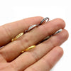 20pcs 15x10mm Silver Plated Bronze Rose Gold 6 Colors Earring Hooks Wire Settings Base Settings - Image 2