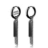 Rock Punk Stainless Steel Black Dangle Pendant Punk Minimalist Hanging Woman's Drop Earring for Man Piercing Ear Jewelry - Image 16