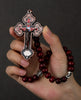 Wooden Rosary Beaded Chain Necklace Orthodox Crucifix Jesus Christ Cross Pendant Necklace Religious Prayer Jewelry for Priests - Image 5