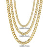 3/5/7mm Stainless Steel Cuban Link Chain Classic Punk Personality Jewelry Simple Hip-hop Couple Necklace for Men Women - Image 8