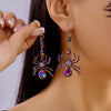 Halloween Skeleton Dangle Earrings For Women Punk Gothic Skull Black Lace Fringe Earring Pumpkin Funny Jewelry Gifts - Image 3