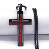 Catholic Cross Amulet Crystal Pendant Men Chain Necklace Gold Color Stainless Steel Necklaces Jewelry Masculino N4930S02 - Image 24