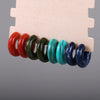 Boho 4 pair/set Multicolor Acrylic Small Hoop Earrings Resin Geometric C Shape Drop Earring Jewelry Sets for Women - Image 6