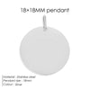 Minimalist Geometric Round Pendant Homemade Bracelet and Necklace Making Accessories - Image 12