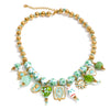 Europe Handmade Jewelry Summer Style Beads Chain Ceramic Heart Eye Drop Charm Necklace Bracelet Vintage Set Jewelry - Image 16