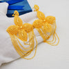 Bohemia Long Tassels Earrings African Dubai Gold Color Drop Earrings For Women Pendant Stud Earrings Wedding Jewellery Gifts - Image 5