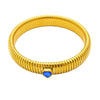 Stainless Steel Retro Elasticity Thick Metal Polish Bracelet Gold Plated Unisex Jewelry Men Women - Image 9