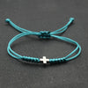 Colorful Woven Rope String Bracelet Boho Cross Charm Bracelets for Women Girls Handmade Jewelry Lucky Gift - Image 4