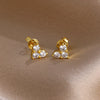 Charm Silver Moon Flower Snowflake Colorful Love Earrings, Suitable for European Women's Valentine's Day Jewelry Gifts - Image 38