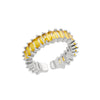 Zircon Rings For Women Stainless Steel Adjustable Open Rings Females Jewelry Accessories - Image 25