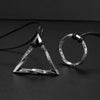 Twisted Mobius Silver Color Pendant Men and Women Couple Hip Hop Student Pendant Anniversary Jewelry Gift - Image 1