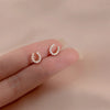 Mini Crystal Butterfly and Flower Stud Earrings in Multiple Designs - Image 29