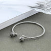Silver Bracelet Red Persimmon Beaded Elastic Lucky Good For Woman Girl Jewelry Gift - Image 15