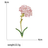 Enamel Hydrangea Brooches for Women Unisex Rhinestone Flower Pins Banquet Party Backpack Gifts Jewelry Accessories - Image 5