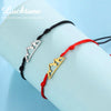 Stainless Steel Mountain Charms Cord Bracelets for Women Men Adjustable Rope Knot Bracelet Jewelry Couple Gift - Image 1