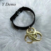 Punk Medical Waste Pendant Pu Leather Adjustable Choker Rock Casual Necklace - Image 22