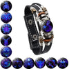 Constellations Luminous Leather Bracelet Retro Multi-layer Beaded Leather Bracelet Jewelry Gifts for Men Women Couples - Image 1