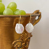 Silver Drop Earrings Baroque Shape Freshwater Pearl Earrings for Women - Image 6