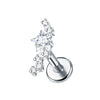 1Pc Titanium Cz Crystal Ear Cartilage Tragus Helix Daith Piercing Internal Thread Lip Stud Labret Piercing Body Jewelry 16G - Image 23