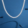 Pearl Necklace Men Simple Handmade Strand Bead Necklace Men Jewelry for Women Girls Wedding Banquet Necklaces - Image 5