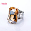 Personality Elegant Big Ring for Women 7 Colors Big Resin Stone Elastic Stretch Finger Rings Jewelry Christmaswholesale - Image 5