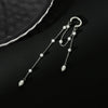 Long Tassel Chain Y2K Ear Cuff Ear Clip Without Hole C Shape Earring for Women Cartilage Kpop Pearl Chain Clip Earrings Jewelry - Image 4