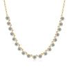 Bubble-Style Clear Stone Necklace with 3 mm Accents and 45 cm to 50 cm Chain - Image 7